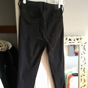 American eagle high rise black skinny jeans